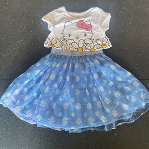 Hello Kitty Sanrio girls dress size 5,